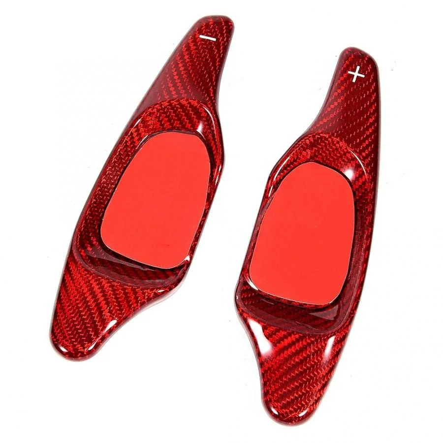 

Красное весло рулевого колеса из углеродного волокна для Audi S3 S6 2013-аксессуары для укладки рулевого колеса