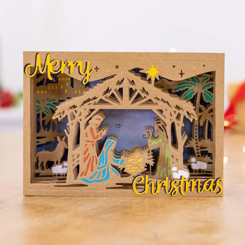 Цветочная елка подарок дом снежинки Животные Олень Счастливого Рождества