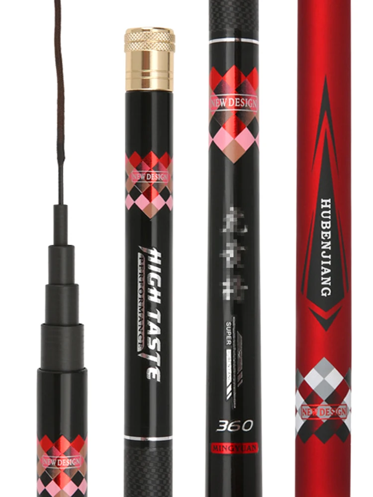 

Telescopic Fishing Rod Spinning Carbon Fiber Fishing Rod Carp Super Light Super Hard Travel 3.6m4.5m5.4m 6.3m Carp Fishing