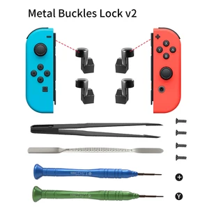 Металлический замок пряжки для переключателя Joycon ремонтные отвертки инструменты Замена Комплект для Nintendo переключатель аксессуар