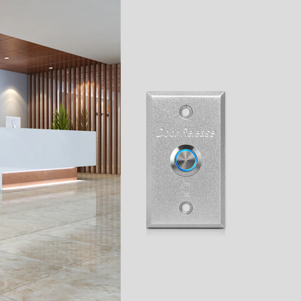 86*50mm Aluminum alloy Push Button Switch Exit Door release for door lock access control gate opener | Безопасность и защита
