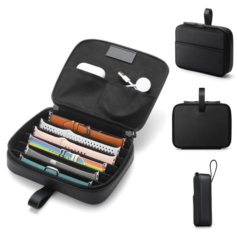 Портативная дорожная сумка для хранения ремешка часов органайзер чехол |