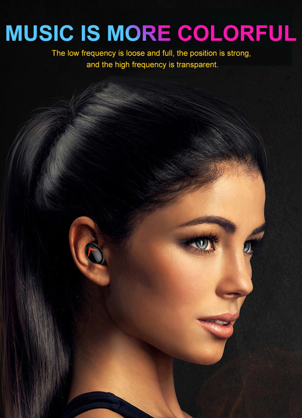 TWS Bluetooth 5,0 наушники отпечатков пальцев сенсорные беспроводные спортивные наушники, HD стерео шумоподавляющая гарнитура с микрофоном зарядная коробка