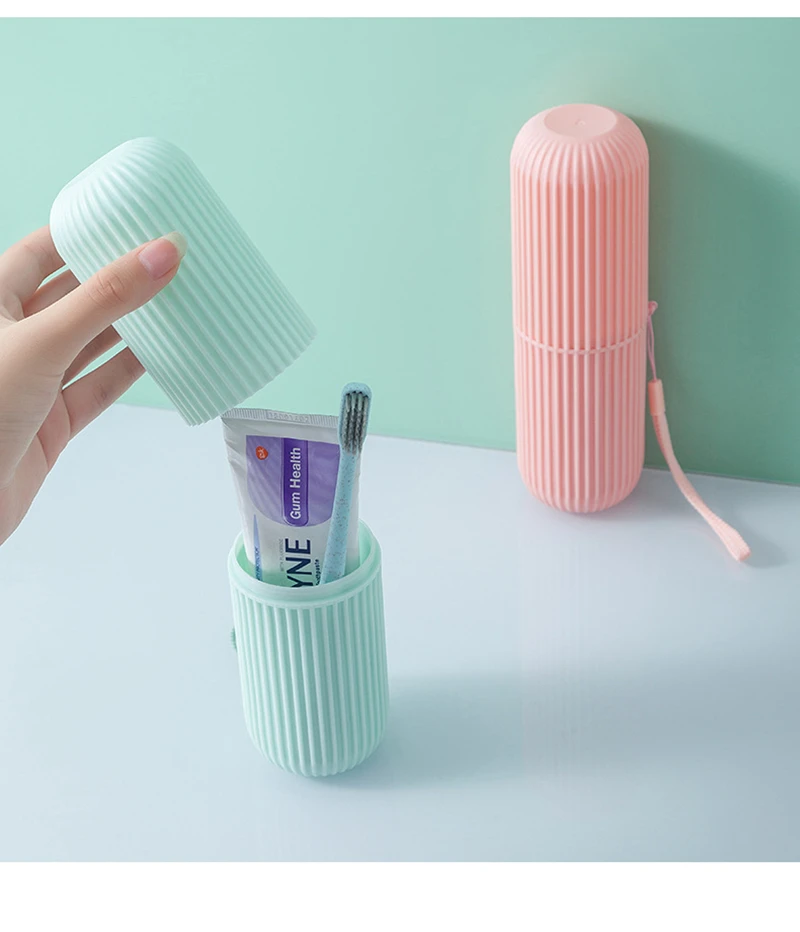 

Travel Portable Toothbrush Toothpaste Holder Storage Case Box Organizer