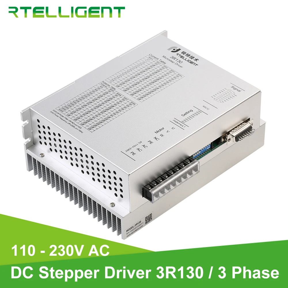 Цифровой Драйвер шагового двигателя Rtelligent 3 фазный 220 В переменного тока Nema 42
