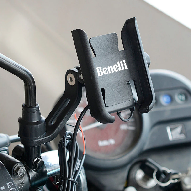 

For Benelli 502c TRK 502 502X TNT 125 300 Leoncino 500 Motorcycle Handlebar Mobile Phone Holder Bicycle GPS Stand Mount Bracket