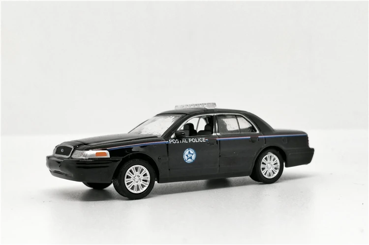 Зеленый светильник 1:64 Ford Crown Виктории Interceptor 2010 бутик легкосплавный автомобиль