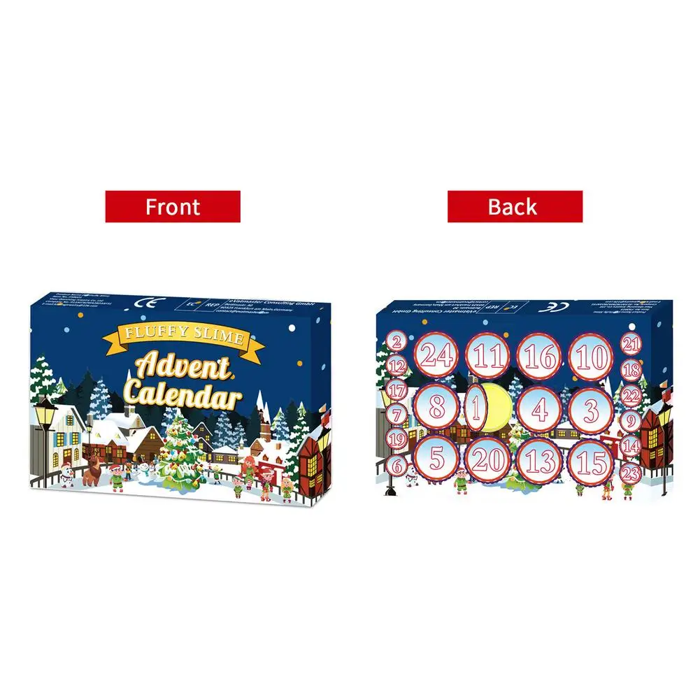 Calendario de cuenta atr&aacute;s para La Navidad, caja de regalo de vacaciones para ni&ntilde;os, regalos de Navidad, 24 Uds.-3