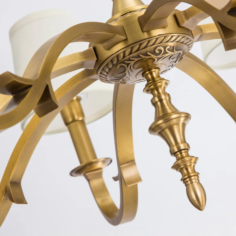 

Full Copper Chandelier for Bedroom Kitchen Living Room Modern Luxury Ceiling Chandeliers Lighting Fixtures