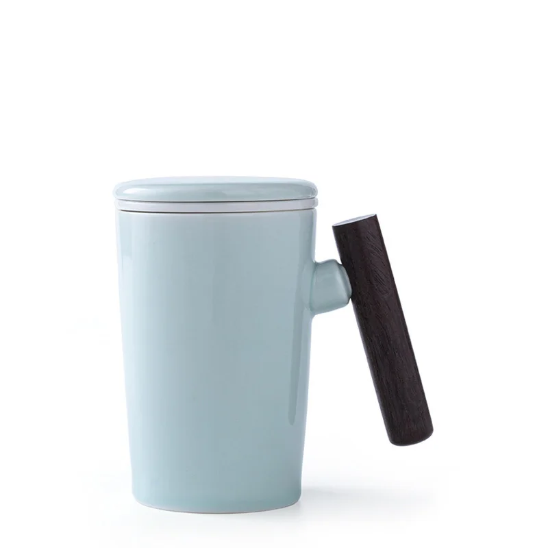 400 мл европейские короткие чайные кружки с чаем заварки черные красные синие