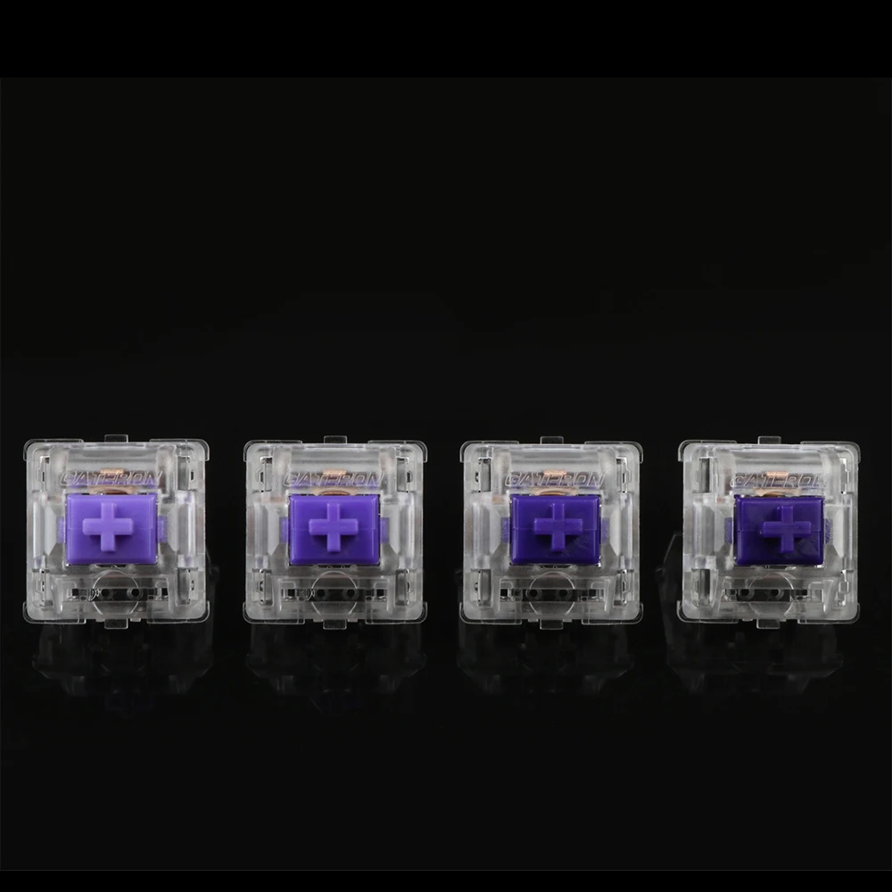 Zealio переключатели тактильные V2 62g 67g 78g фиолетовая механическая клавиатура по