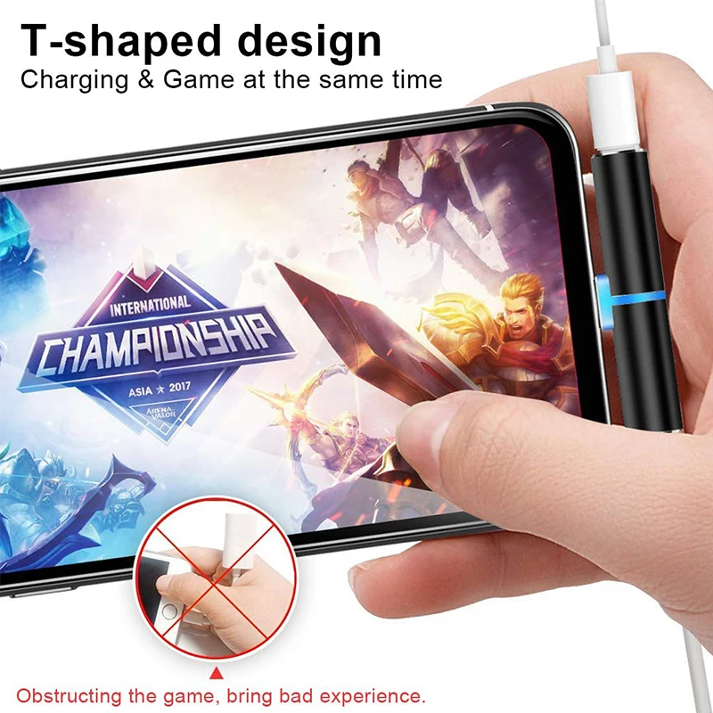 Аудиоконвертер для адаптера lightning/3 5 2 в 1 аудиоадаптер с поддержкой IOS 12 IPhone 7 8 X все