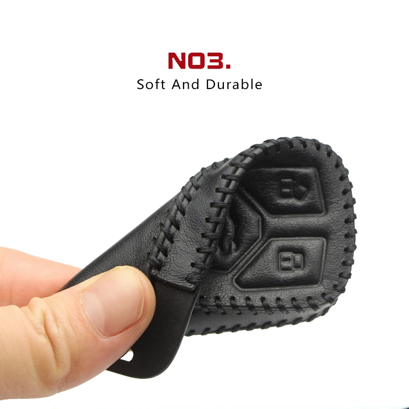 

High Quality Leather Key Walter For Audi A1 A2 A3 A4 A5 A6 A8 Allroad Cabriolet Q2 Q3 Car Key Parts Skin Shell Car Styling