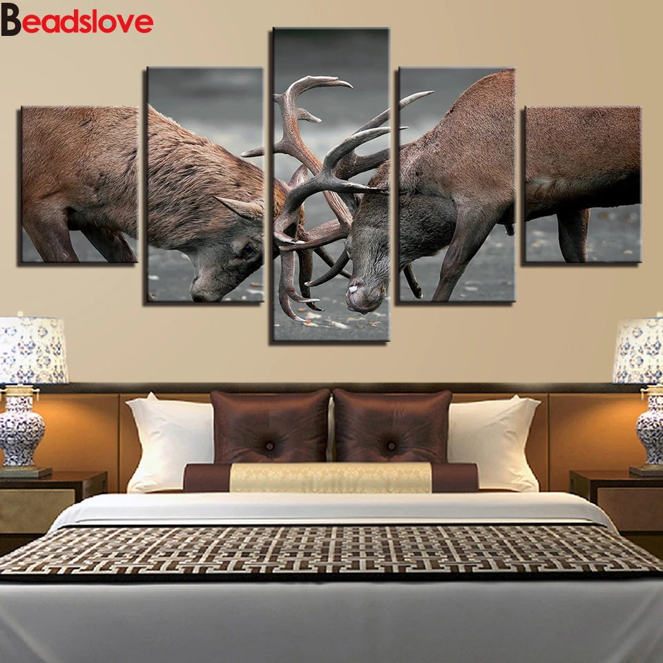 

Набор для алмазной вышивки «Олень», 5 шт.