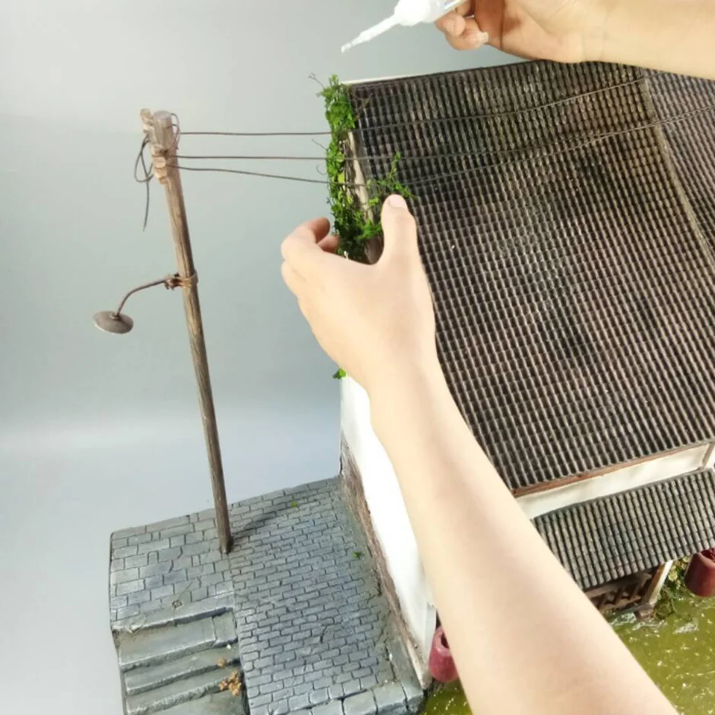 

Resin Miniatures Vine Model For Railway Scenery Building Dollhouse DIY Decor