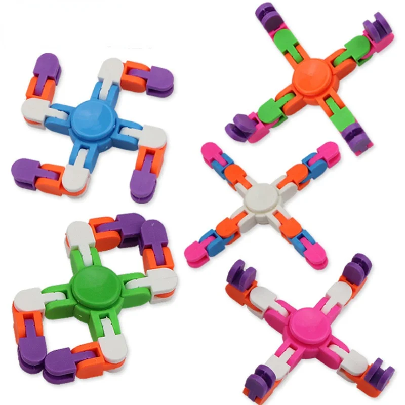 

1PC Chain Fidget Spinner Toys Children Antistress Adults Vent Stress Relief Hand Spinner Toys Decompression Chain Gifts SK146