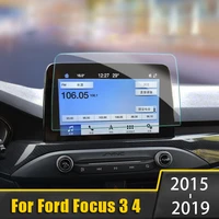 auto tempered glass car navigation screen protector lcd touch display film for ford focus 3 4 mk3 mk4 2015 2016 2017 2018 2019