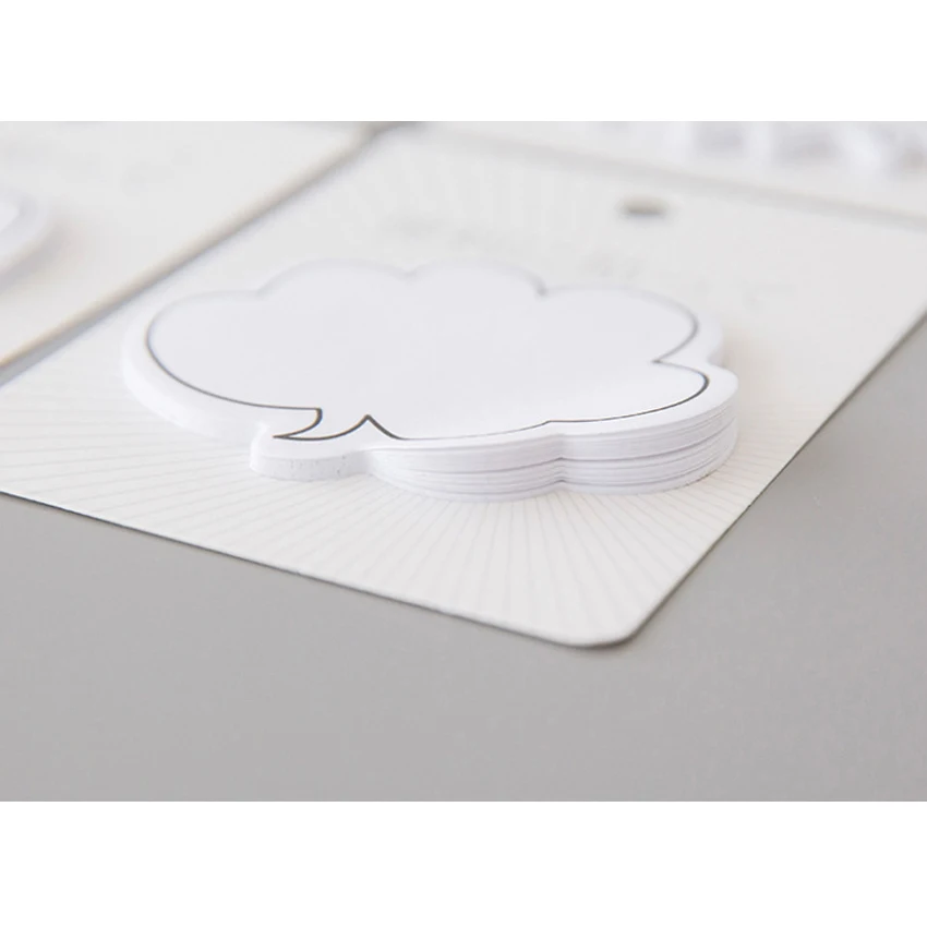 1 _ белый Простой японский диалоговый ящик серия заметок N times липкая заметка