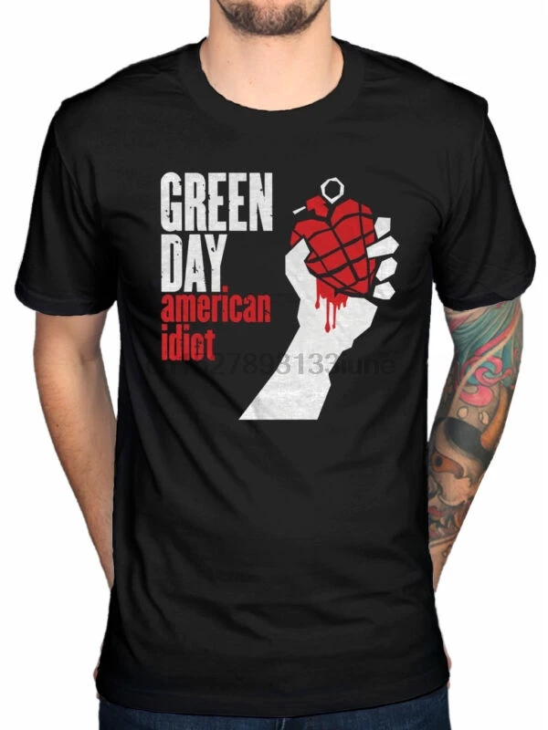 Распродажа Green Day Amercian Idiot футболка Bullet Bible Dookie все размеры|Мужские футболки| |
