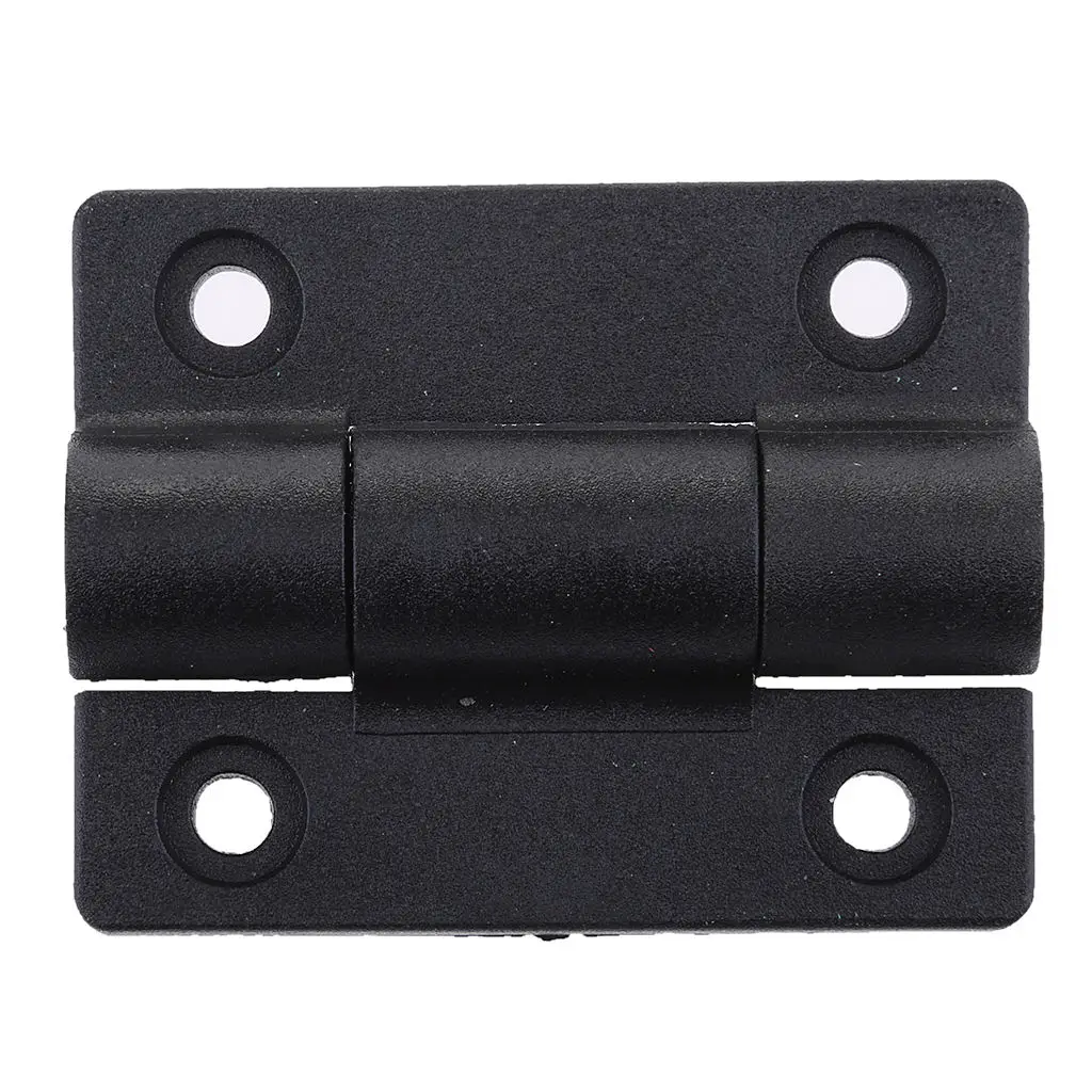 

56mm X 43mm 4 Countersunk Holes Position Control Hinge, Black