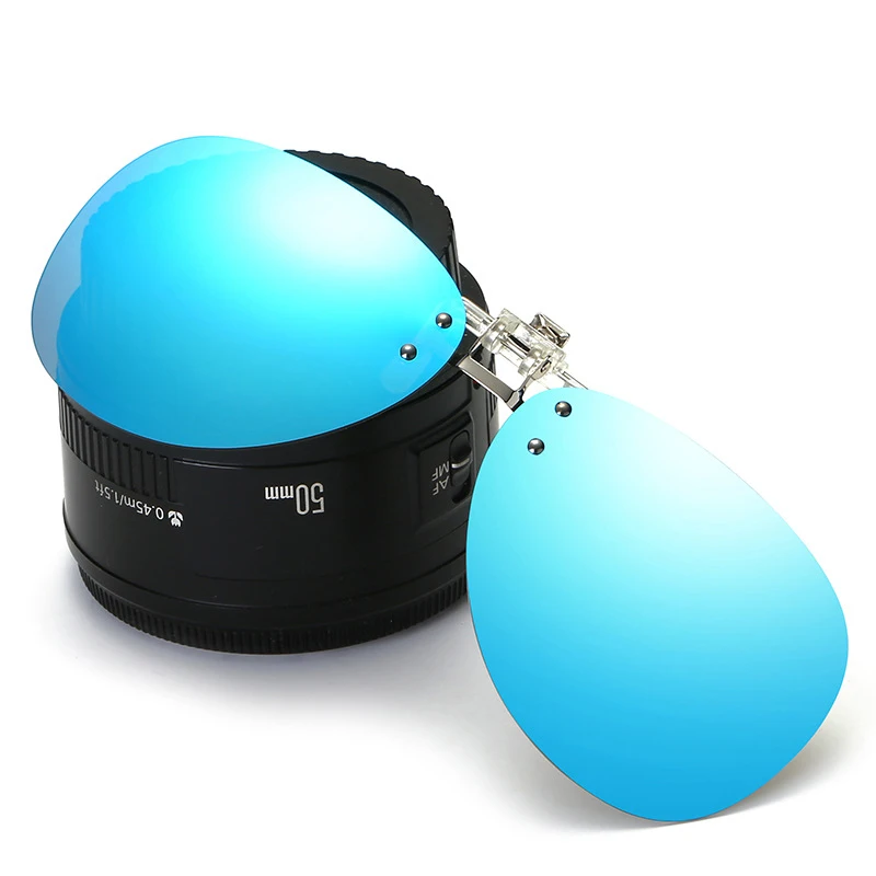 Поляризованные солнцезащитные очки с клипсой авиаторы откидной крышкой ночного