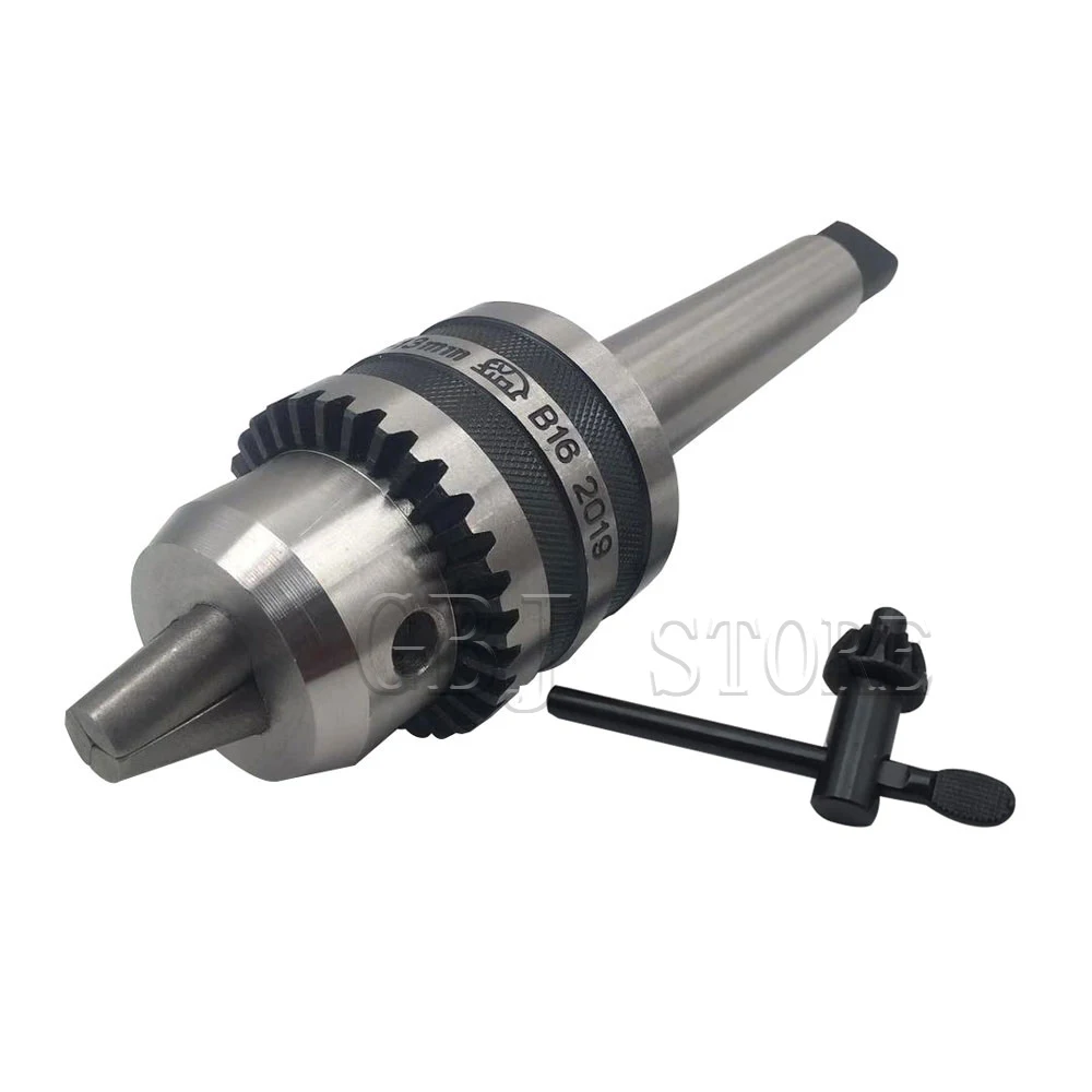 

GBJ Woodworking Products 1/32" - 1/2"-Inch （1-13mm）Drill Chuck with #3 Morse Taper Arbor