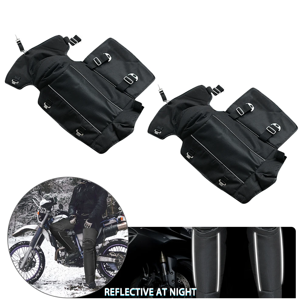 Водонепроницаемые теплые зимние наколенники для мотоциклистов утолщенные из