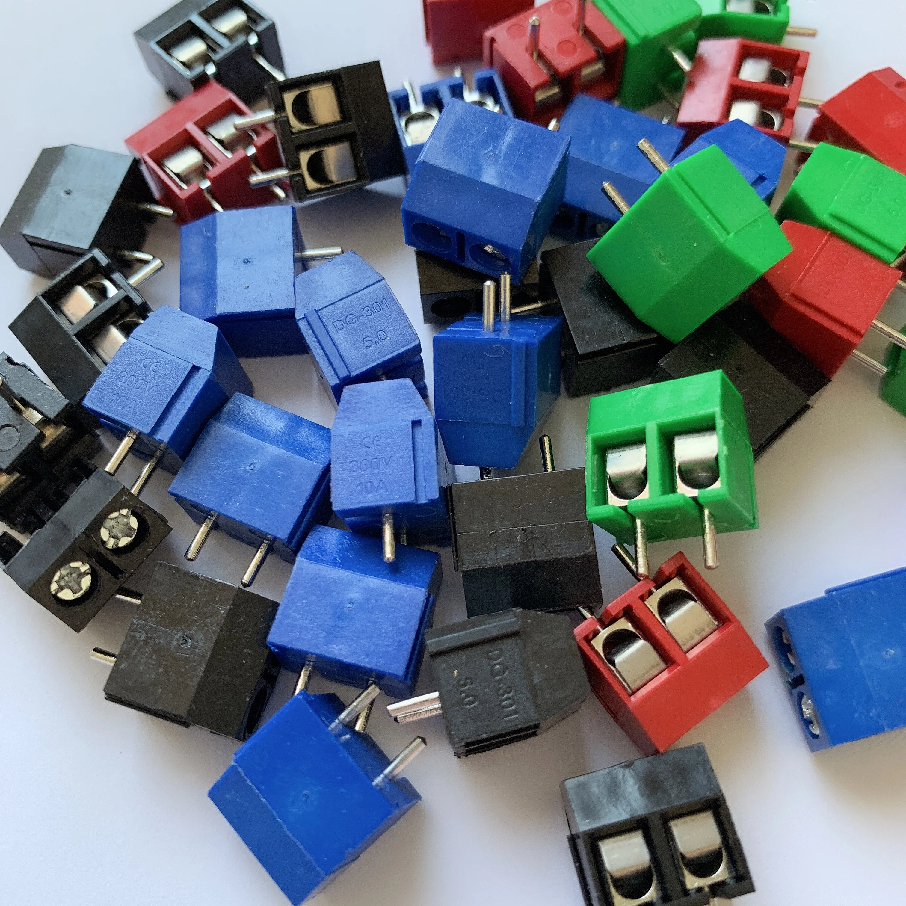 20 штук/10 шт./партия Kf301 2p с соединением внакрой винт Pcb интервал 5 0 разъема