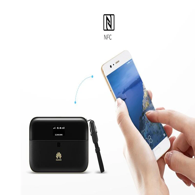 HUAWEI E5885 router 4g rj45 cat6 300Mbps 4g wifi hotspot pocket wi-fi sim card Ethernet 6400mAh E5885Ls-93a Mobile WiFi PRO