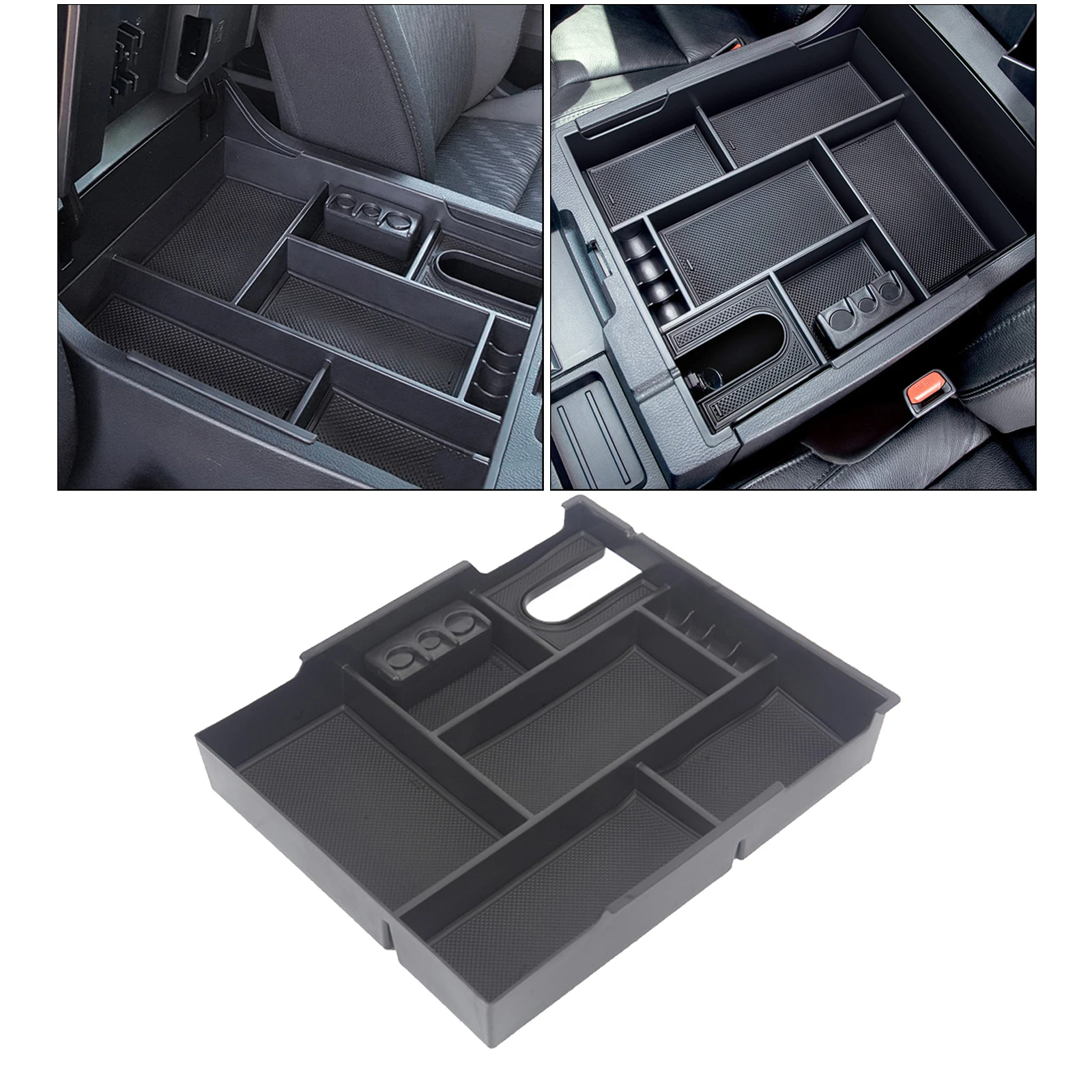 

Center Console Armrest Organizer Insert Tray Fits for Toyota 14-20