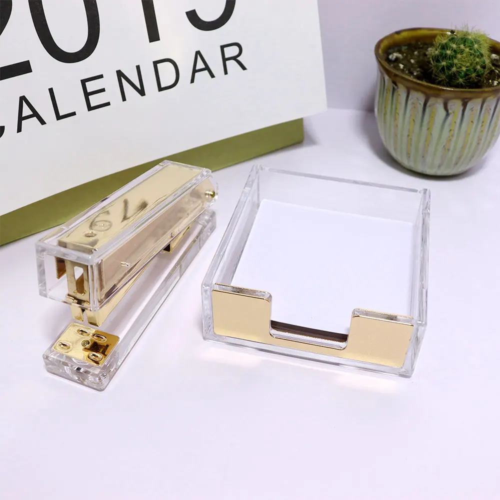 Cena Przezroczyste Akcesoria Stołowe Akrylowe Złote Materiały Biurowe Na Biurko Tanie Przezroczyste Akcesoria Stołowe Akrylowe Złote Materiały Biurowe Na Biurko