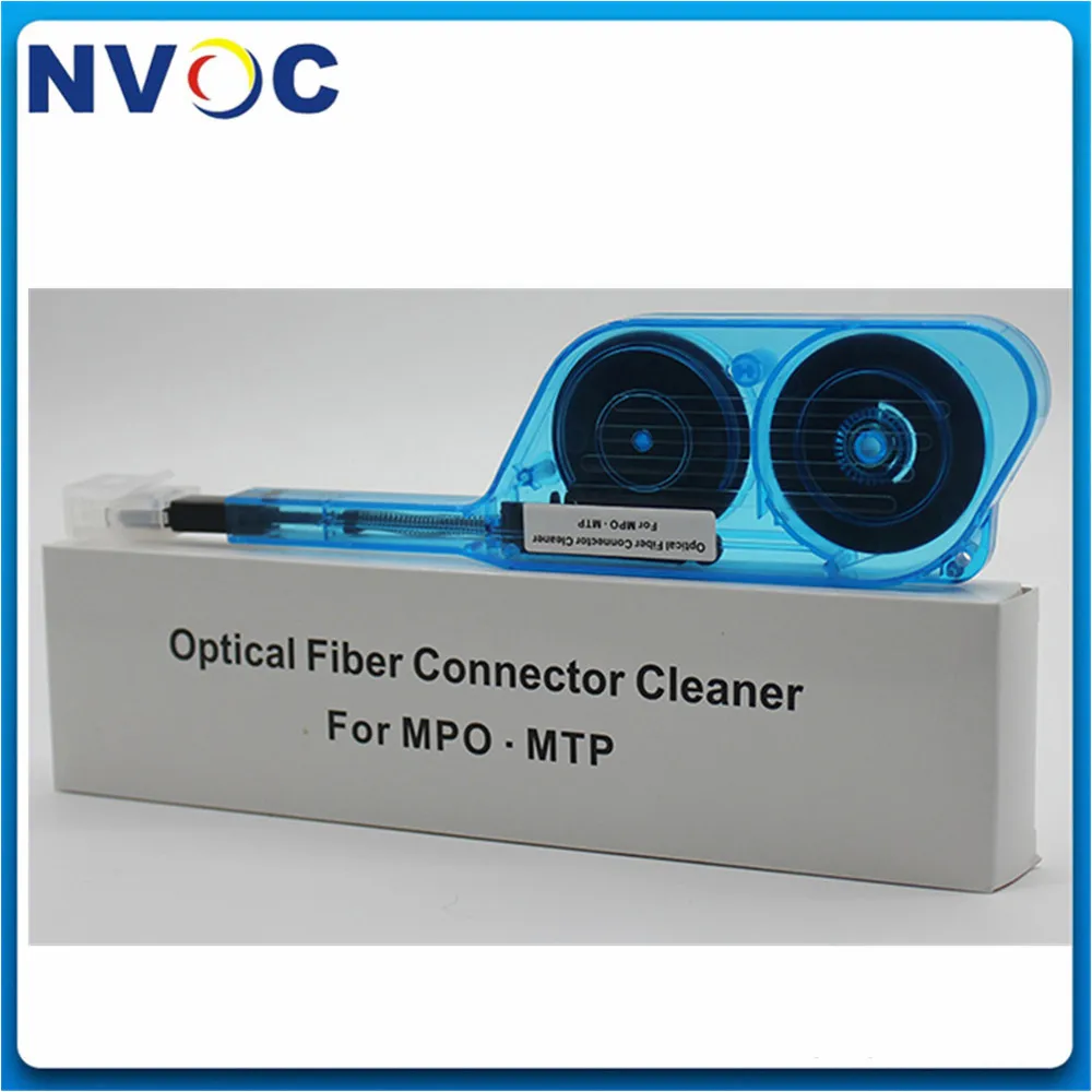 

Optic Fiber Connector Cleaner For MPO MTP Optical Cleaning Box Tool One-Touch Fiber Cleaning Pen 12 core 600+ times