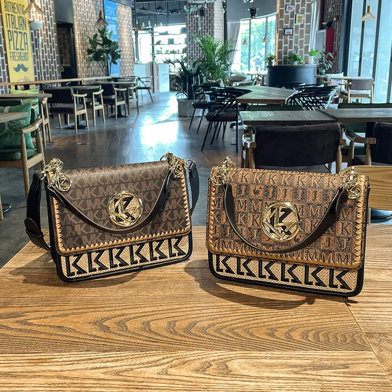 

2021 New Fashion Famous Luxury Brand Ladies High-quality Genuine Leather Letter Printed Handbag Crossbody Shoulder Bag Sac Luxe