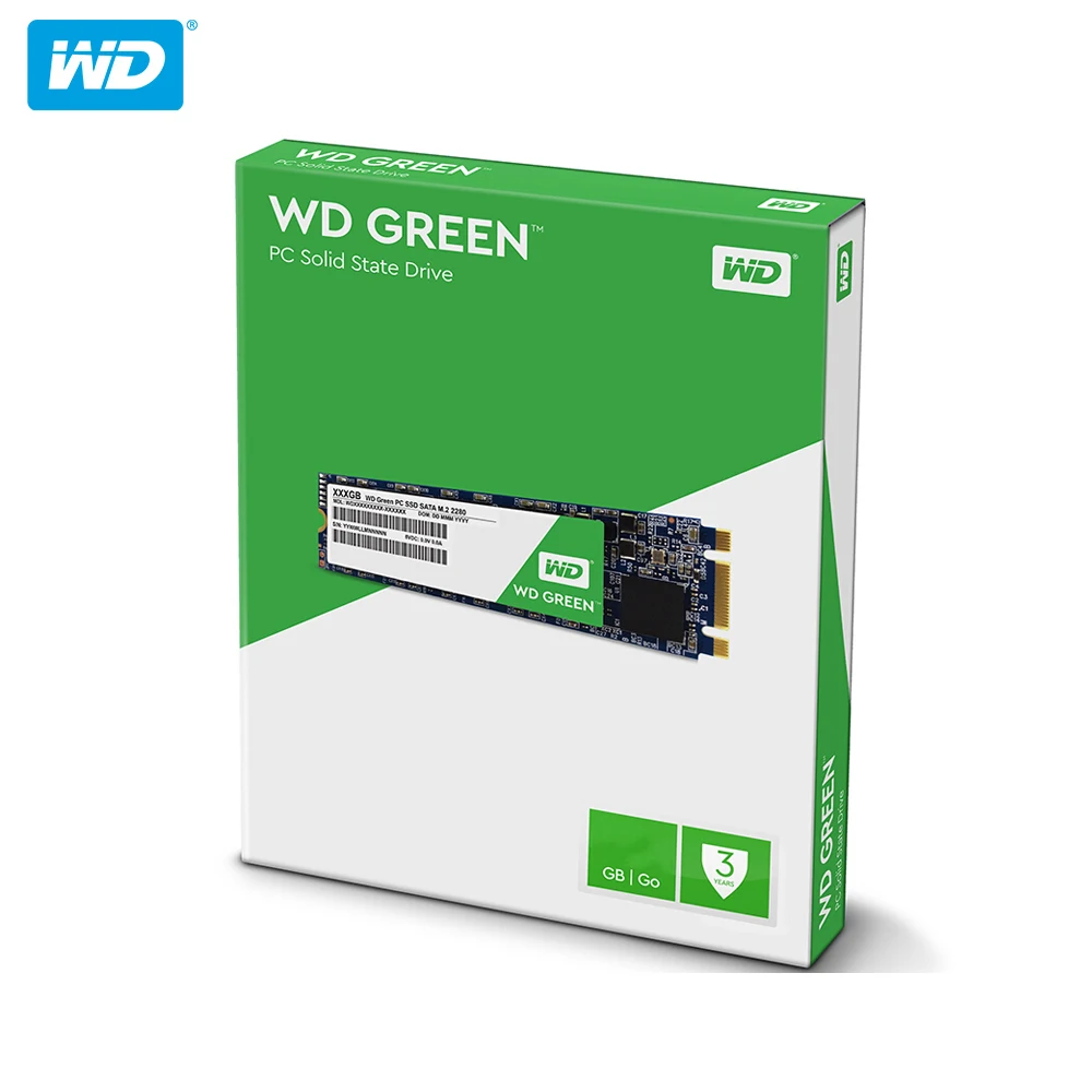 Оригинальный Внутренний твердотельный накопитель Western Digital WD Green SSD 120 ГБ 240 480