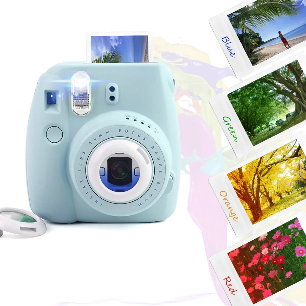 SUNNYLIFE 10 шт. Набор цветных фильтров для объектива Fujifilm Instax Mini 8 + 9 7s kt мгновенная