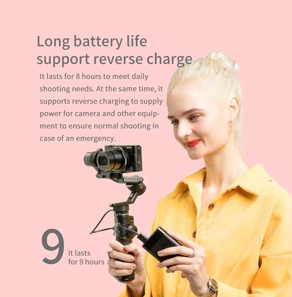 3 осевой Ручной Стабилизатор Feiyu G6 Max для камеры Sony серии a7 Gopro 8/7/6/5 беззеркальная