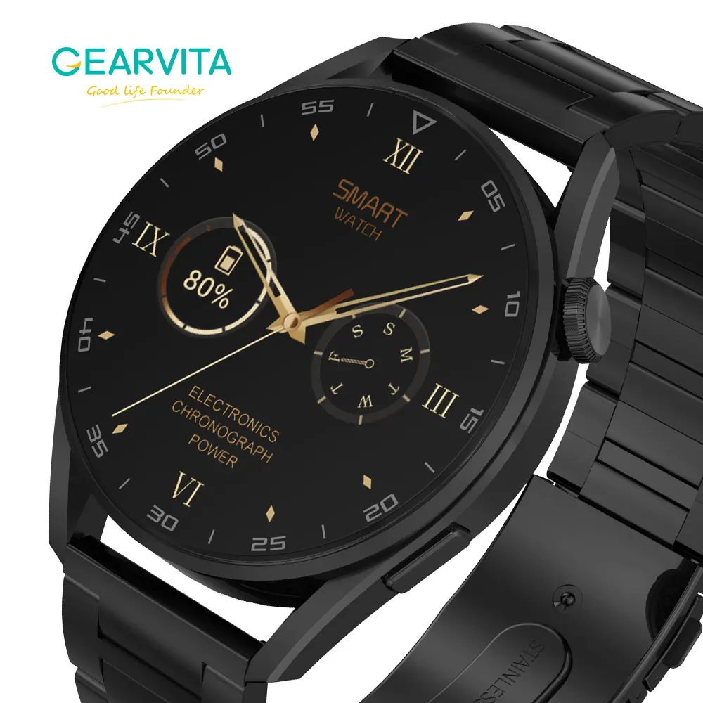 

Смарт-часы GEARVITA, 1,39 дюйма, 390*390, HD, IP68, С Пульсометром