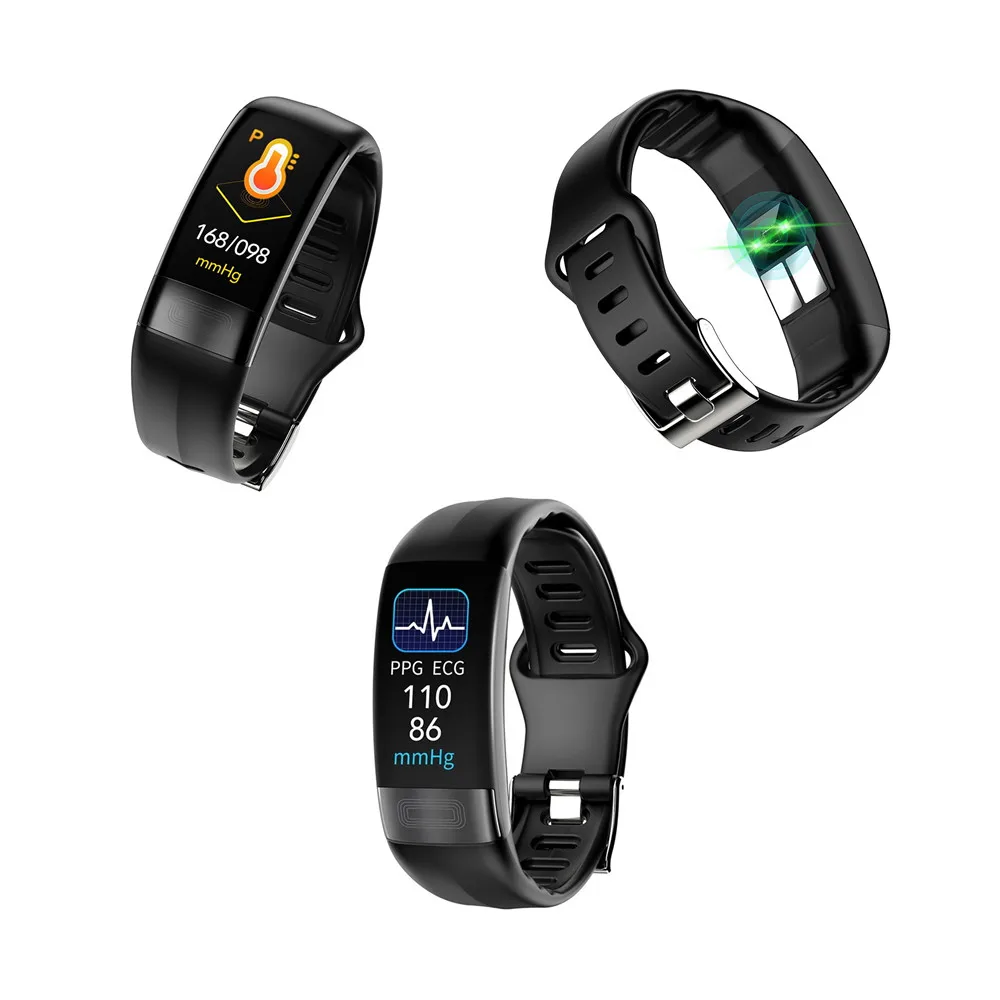 

P11 Smartwatch ECG HRV Health Monitoring Blood Pressure Heart Rate Pedometer Sports Men Watch Bluetooth Waterproof Bracelet