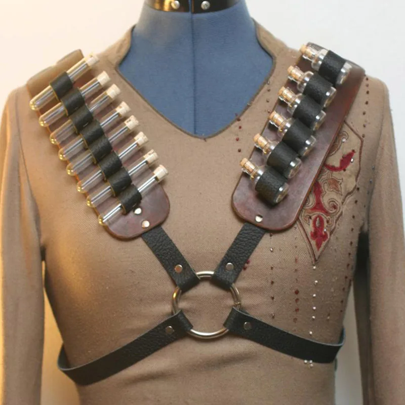 Нагрудная повязка на плечо в стиле стимпанк костюм ведьмы волшебника броня