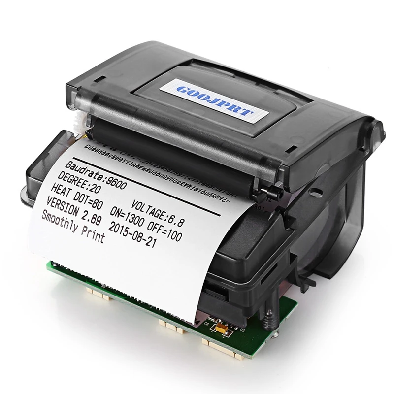 Goojprt Qr203 58 мм микро-мини встроенный термальный принтер Rs232 + Ttl панель совместима