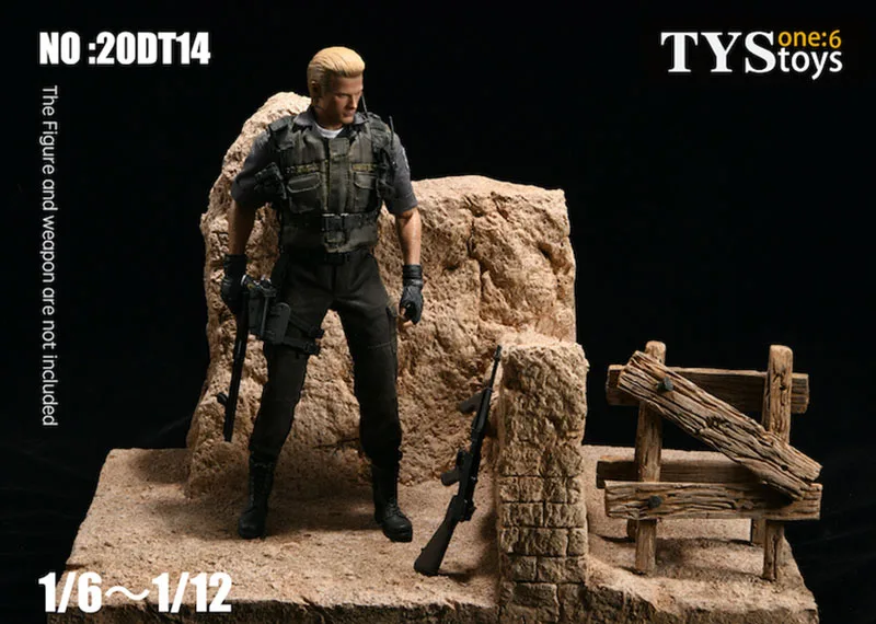 

1/6 The Ruins of The Wall Platform Scene accessories Props TYSTOYS 20DT14 Fit 1:6 1:12 Soldier Action Figure Body Dolls