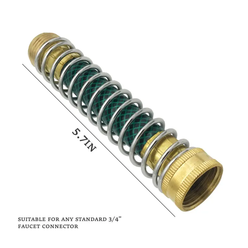 

2PCS US Type Spring Hose Garden Hose Anti-Kink Protector Faucet Hose Connector Hot Sell Garden Supplies
