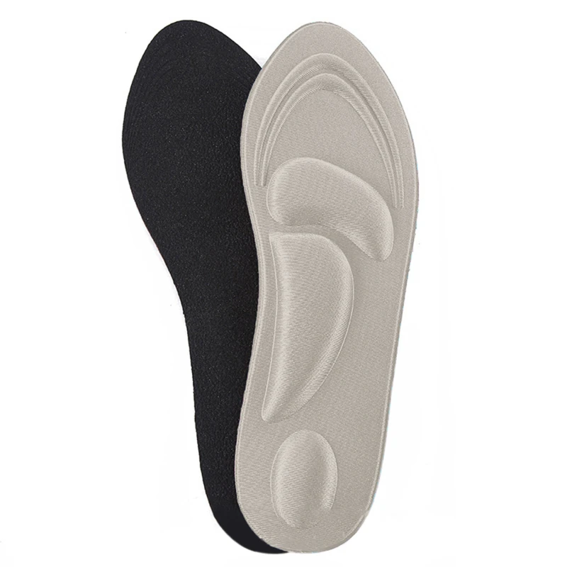 

4D Men Women Foot Inner Pads Massage Insoles Soft Sponge Arch Support Orthotic For Shoes High Heels Cushion Soles Spurs