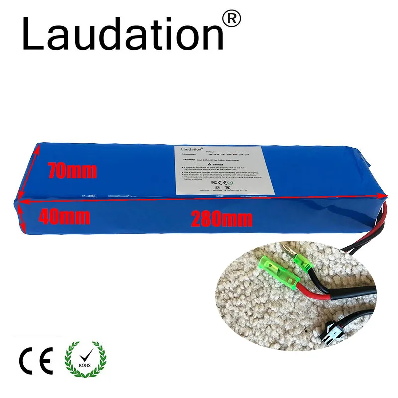 Laudation для Fiido D1 D2 36V10Ah литиевый аккумулятор встроенный Samsung с 15A BMS зарядным