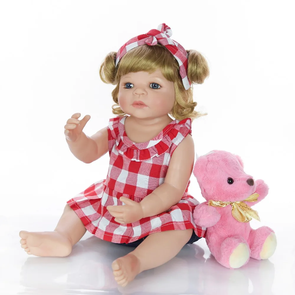 Bebes Reborn doll 57 см полная силиконовая кукла для тела девочка Reborn Baby doll игрушка для ванны Реалистичная новорожденная принцесса NPK Bonecas Menina