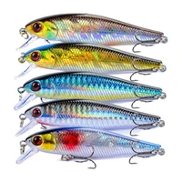 multicolor tackle outdoor crankbaits winter fishing fish hooks pencil sinking minnow baits minnow lures