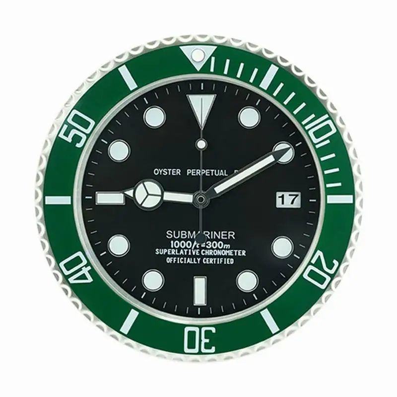 Роскошные брендовые дизайнерские часы с металлическим дизайном светящиеся