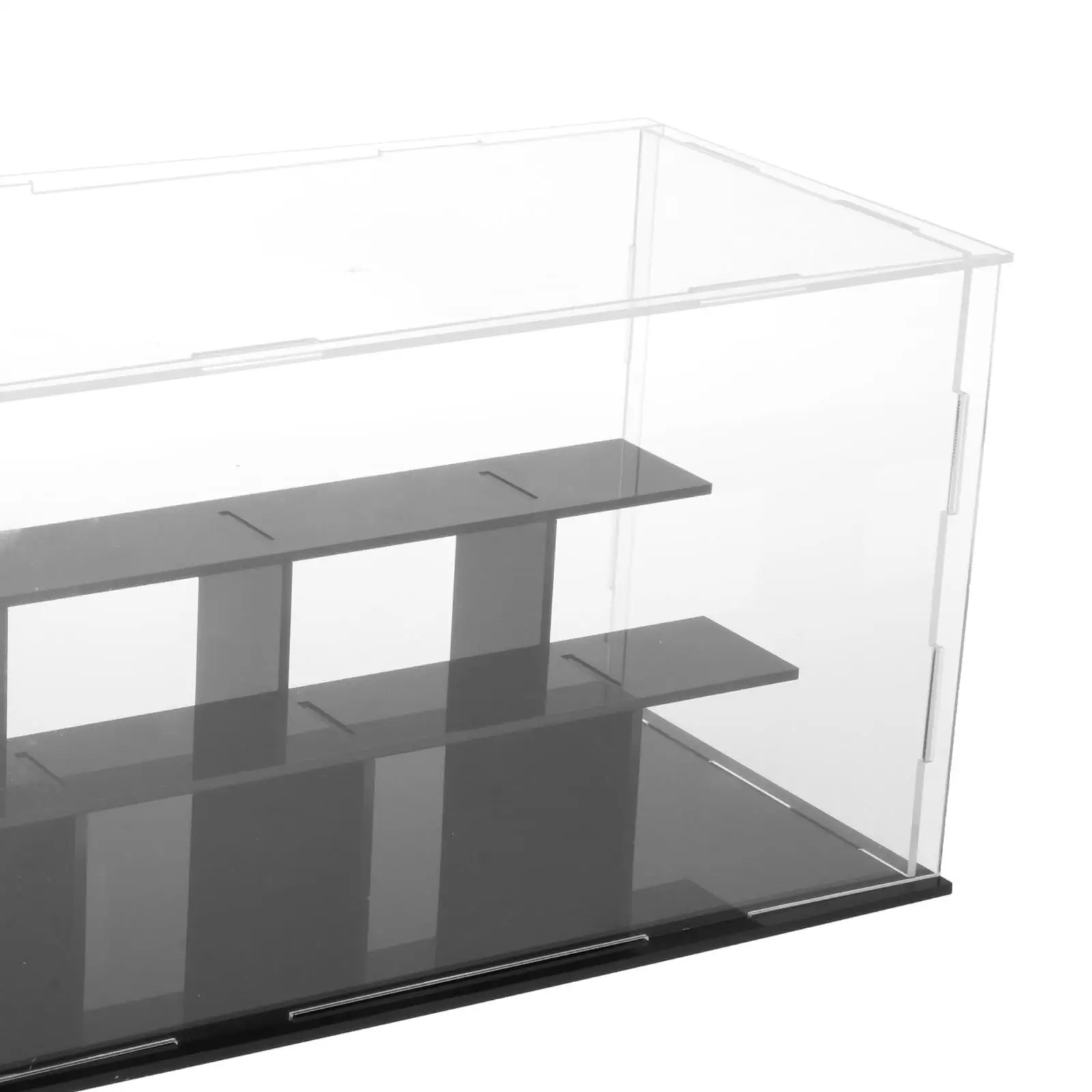 

Acrylic Plastic Clear Display Box Case for Models Figures 21x21x13cm