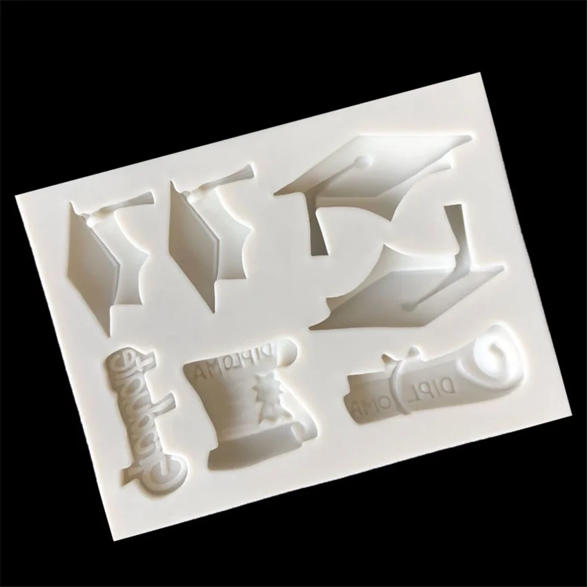 8 5*6 5*1 см сделай сам сахарное ремесло торт винтажная докторская шляпа силиконовая