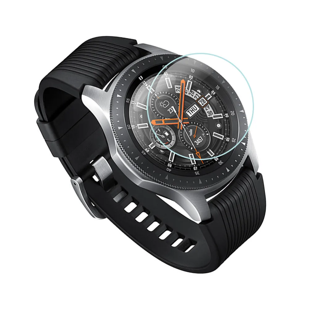 Tempered Glass for Samsung Galaxy Watch 42mm 46mm Version Screen Protector Cover Protective Film Band | Электроника